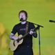 O cantor Ed Sheeran, apresenta seu show, realizado no Palco Mundo durante o quarto dia do Festival Rock In Rio Brasil - 40 anos