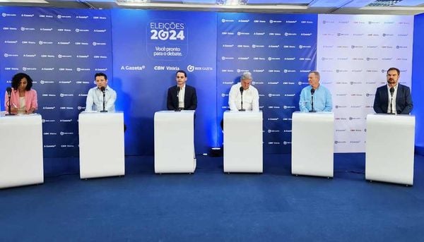 Debate com candidatos a prefeito de Vitória na Rede Gazeta