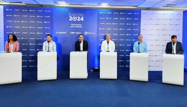 Debate com candidatos a prefeito de Vitória na Rede Gazeta