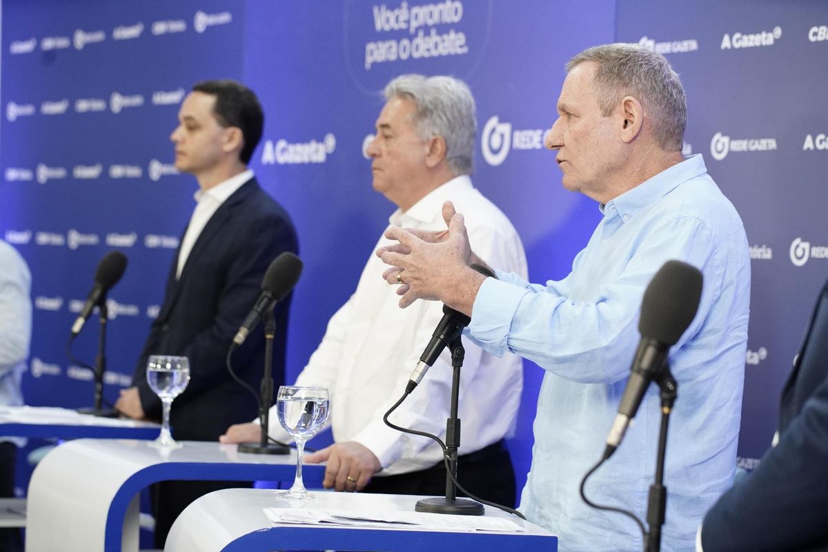 Debate com candidatos a prefeito de Vitória na Rede Gazeta