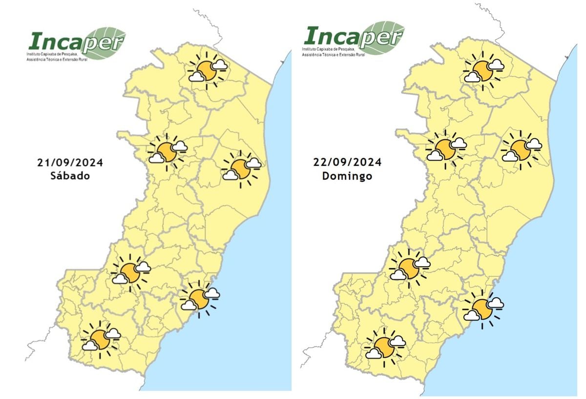 Fim de semana de chegada da primavera deve ser de tempo aberto