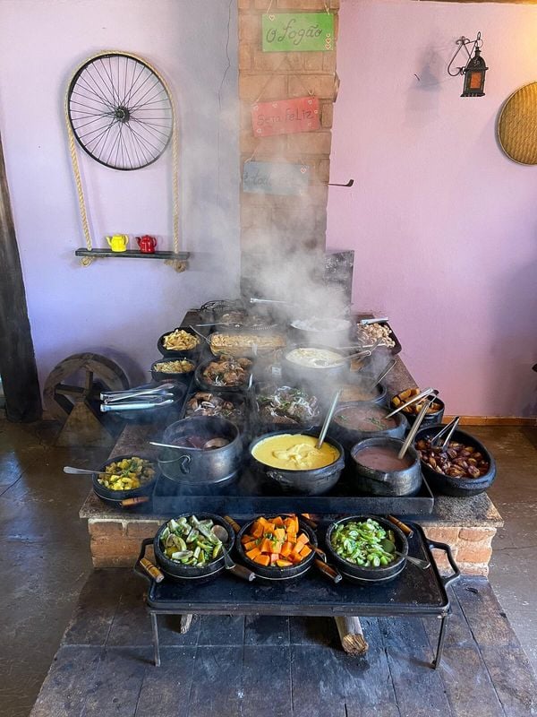 Restaurante Grão da Terra, em Domingos Martins