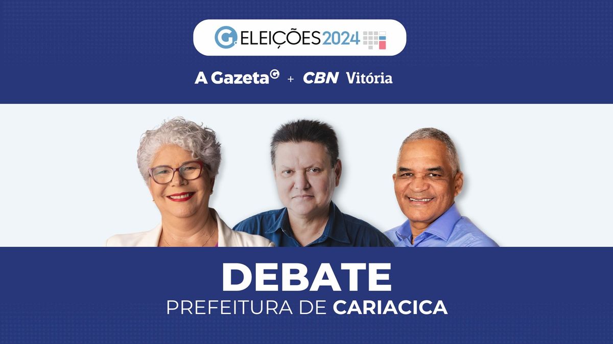 Debate A Gazeta CBN candidatos à prefeito de Cariacica