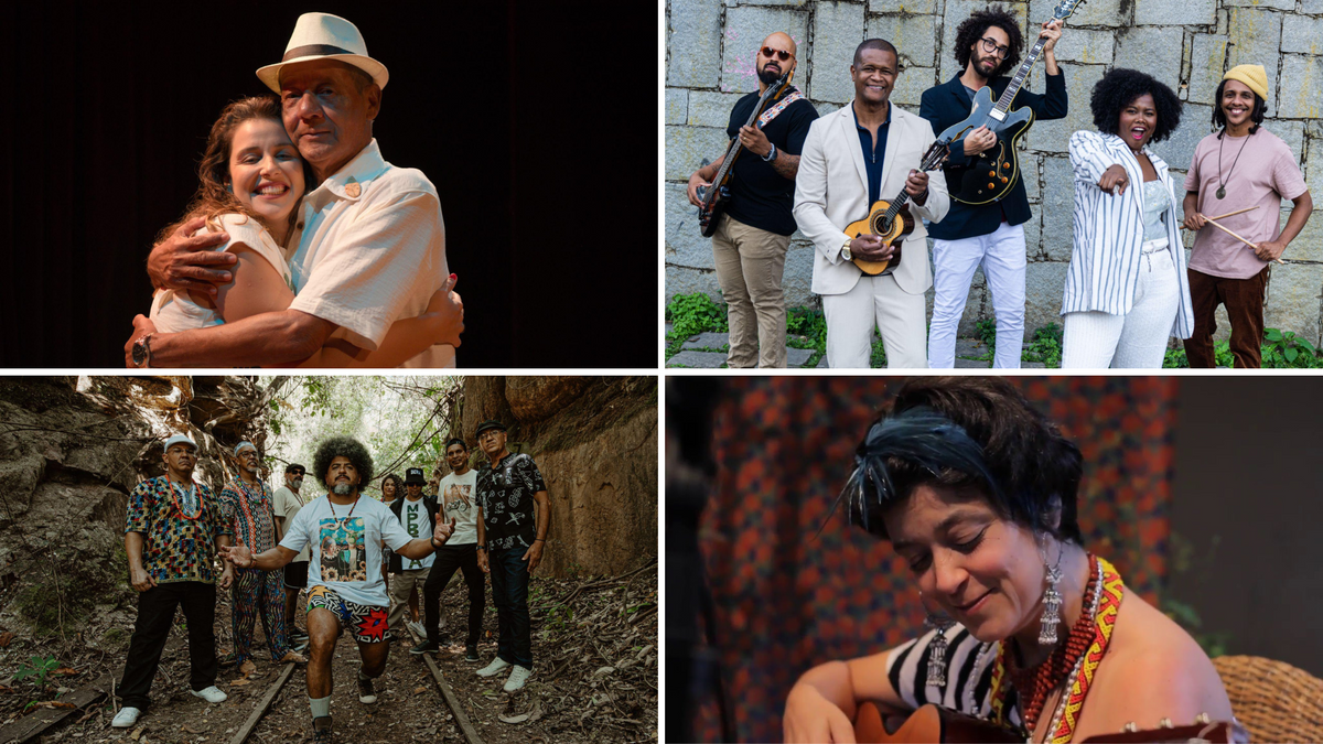 o público poderá apreciar as performances de Fernando César e Tiago Tunes (Distrito Federal), Bado, Quilomboclada e Sandra Braids (Rondônia) e Melina Mulazani (Paraná), Charlles André e Luciane Dom (Rio de Janeiro)