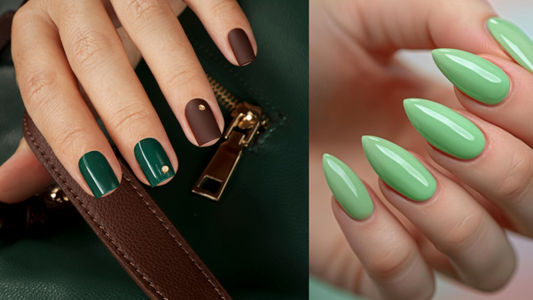 O verde menta é a escolha perfeita para quem quer adicionar um toque de frescor às unhas. Crédito: Divulgação