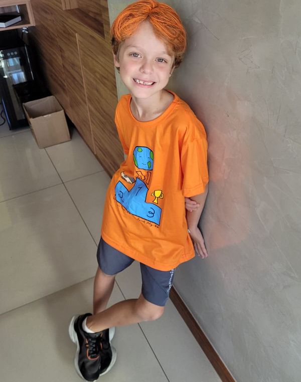 Dante Rodrigues dos Santos, 8 anos, é aluno do 2º ano do ensino fundamental da Monteiro