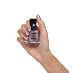 Esmalte Risqué Diamond Gel Seda Lilás Metálico 9,5ml