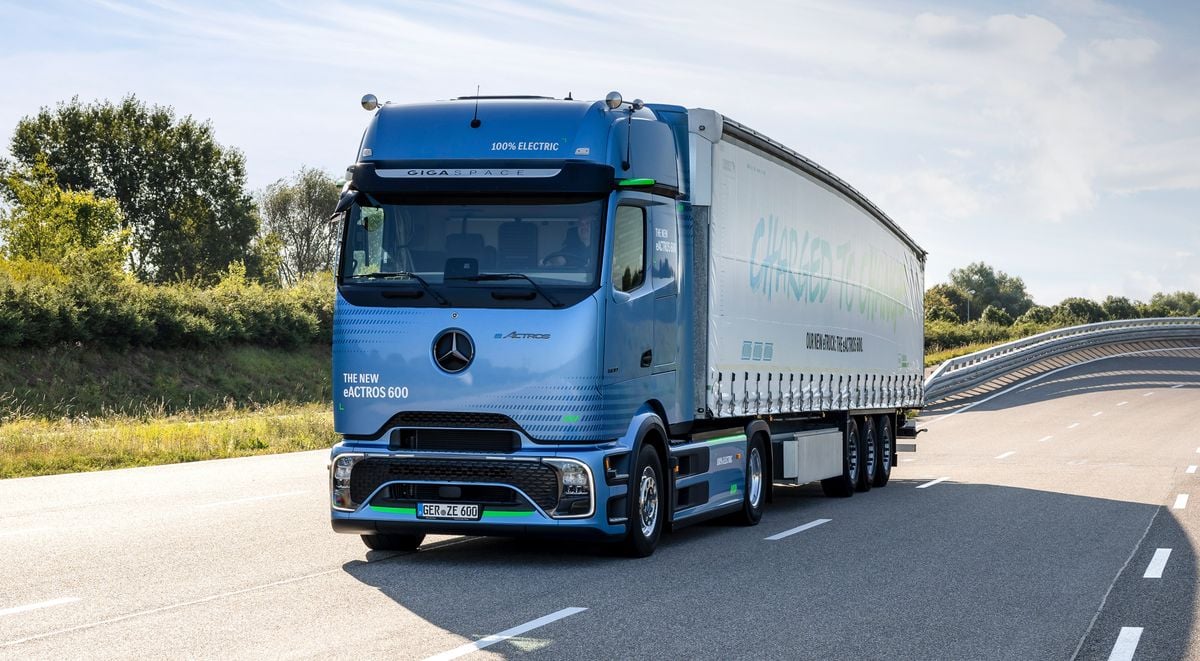 Caminhão eActros 600 Mercedes-Benz