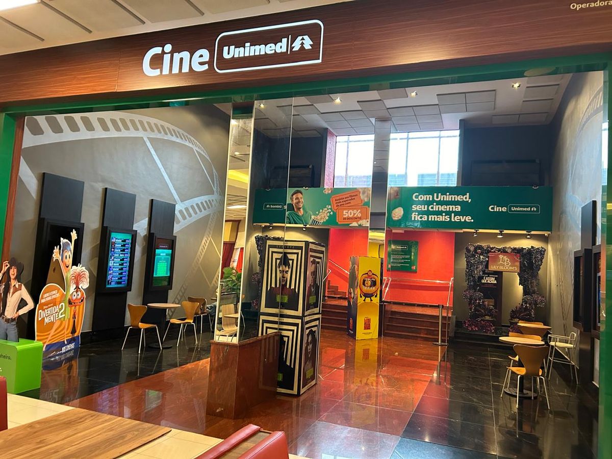 Outro ambiente que passou por uma modernização foi o Cine Unimed, que proporciona uma experiência cinematográfica de alto nível