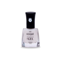 Risqué Esmalte Diamond Gel Chá Branco Natural 9 5 Ml