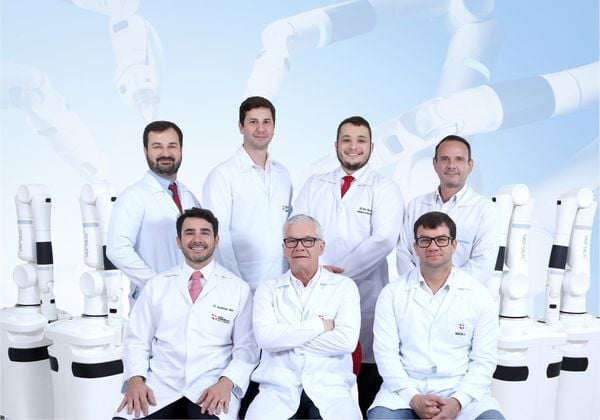 Time de médicos da Robótica do Hospital Evangélico de Cachoeiro de Itapemirim