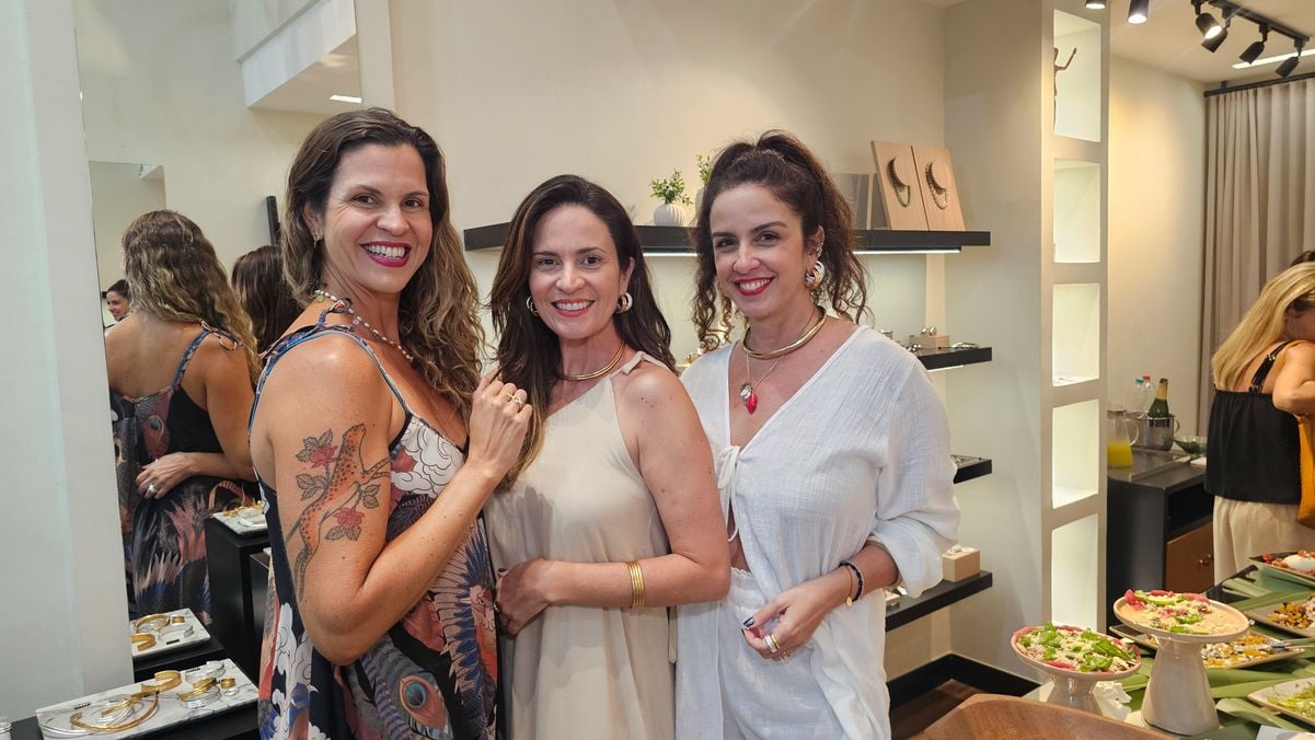 Carol Machado, Geórgia Mendonça e Andrea de Pinho