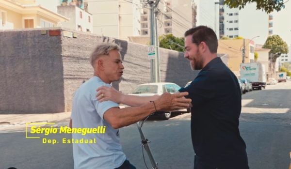 Sérgio Meneguelli manifestou apoio na propaganda de Renzo Vasconcelos