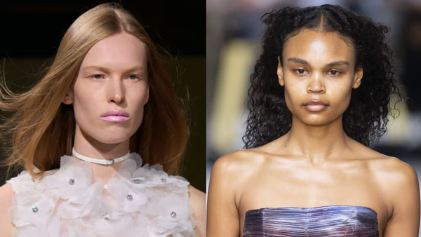 De batom snob a pele natural: as tendências de beleza da NYFW