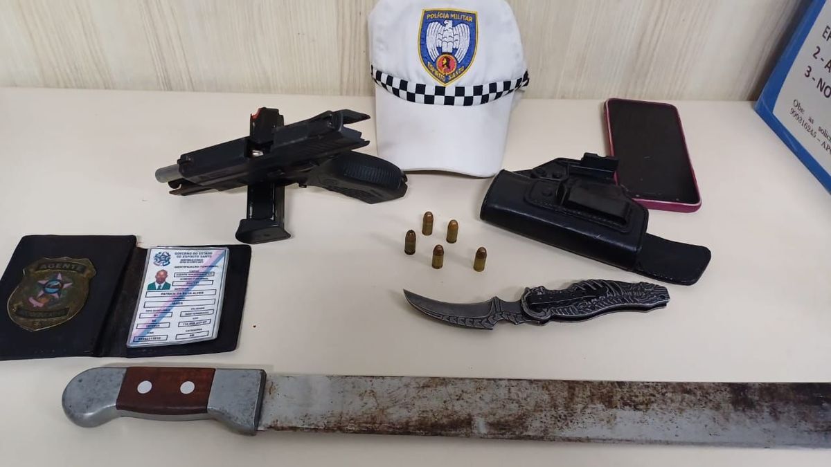 Motorista estava armado  por Divulgação | Polícia Militar