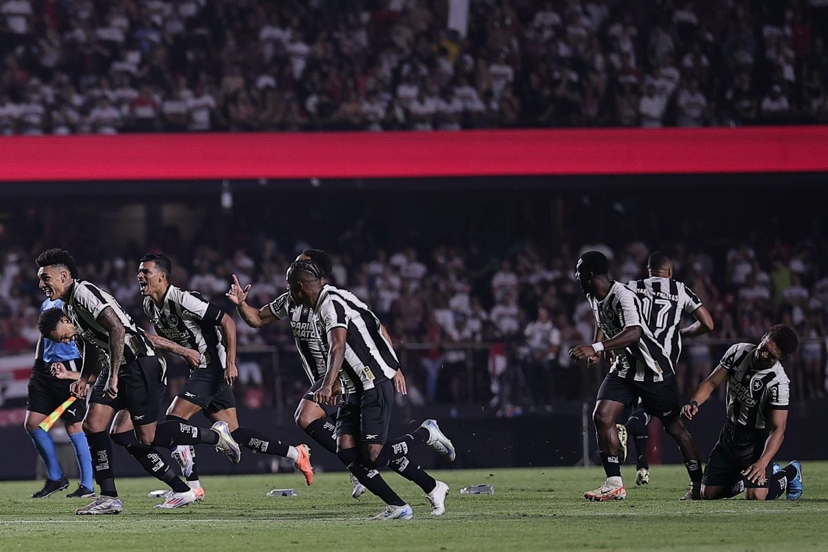 O Botafogo está classificado para as semifinais da Libertadores