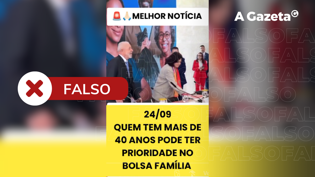 Bolsa Família não vai priorizar pessoas acima de 40 anos; saiba os critérios