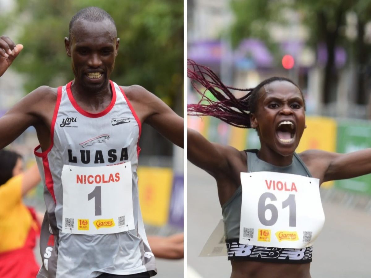 Nicolas Kosgei e Viola Jelagat vencem as Dez Milhas Garoto