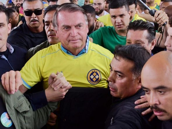 O ex-presidente Jair Bolsonaro, durante visita ao Espírito Santo para apoiar candidatos do PL nas Eleições 2024 por Fernando Madeira