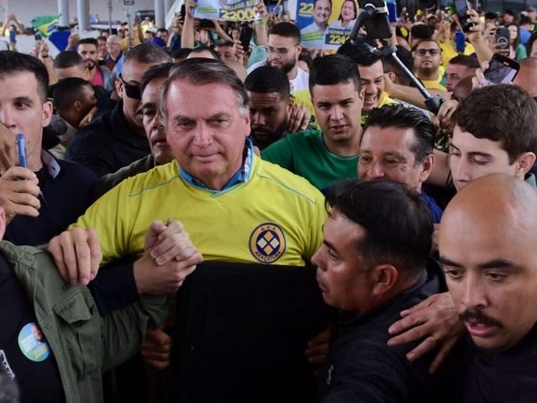 O ex-presidente Jair Bolsonaro, durante visita ao Espírito Santo para apoiar candidatos do PL nas Eleições 2024 por Fernando Madeira
