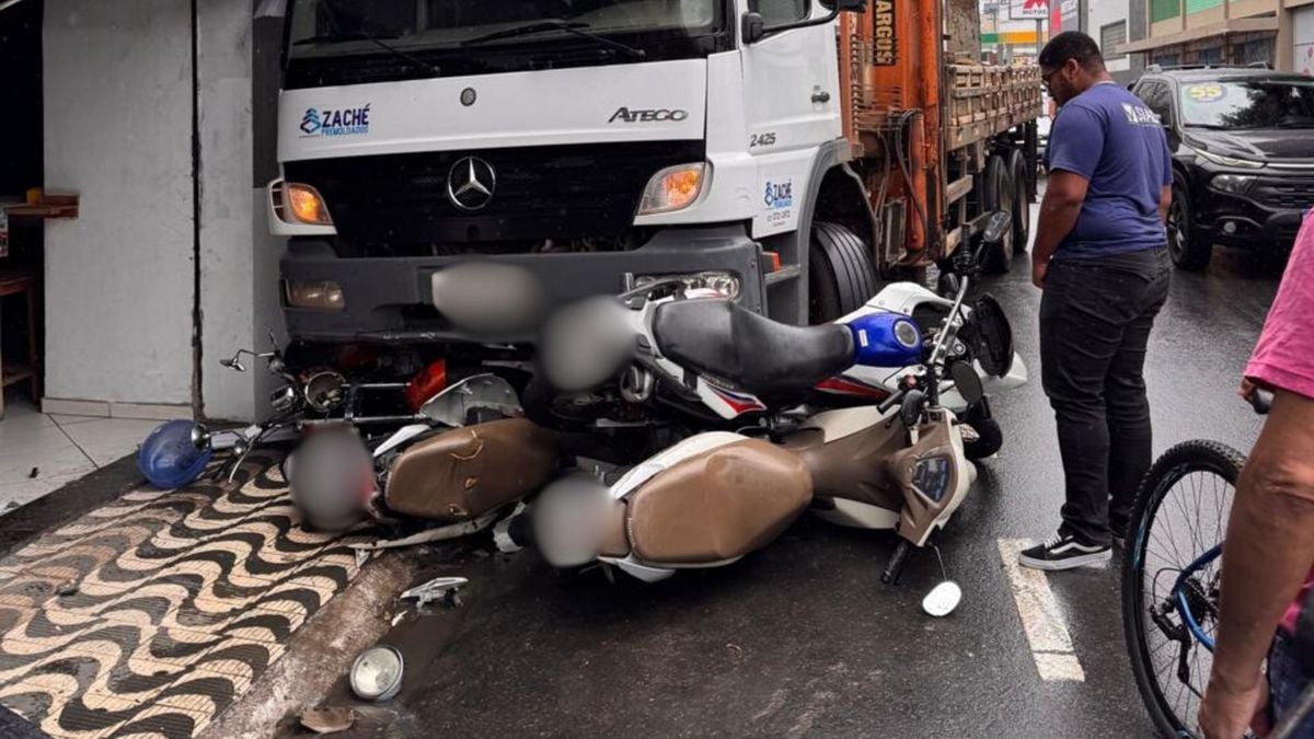 Acidente no bairro Lacê, em Colatina