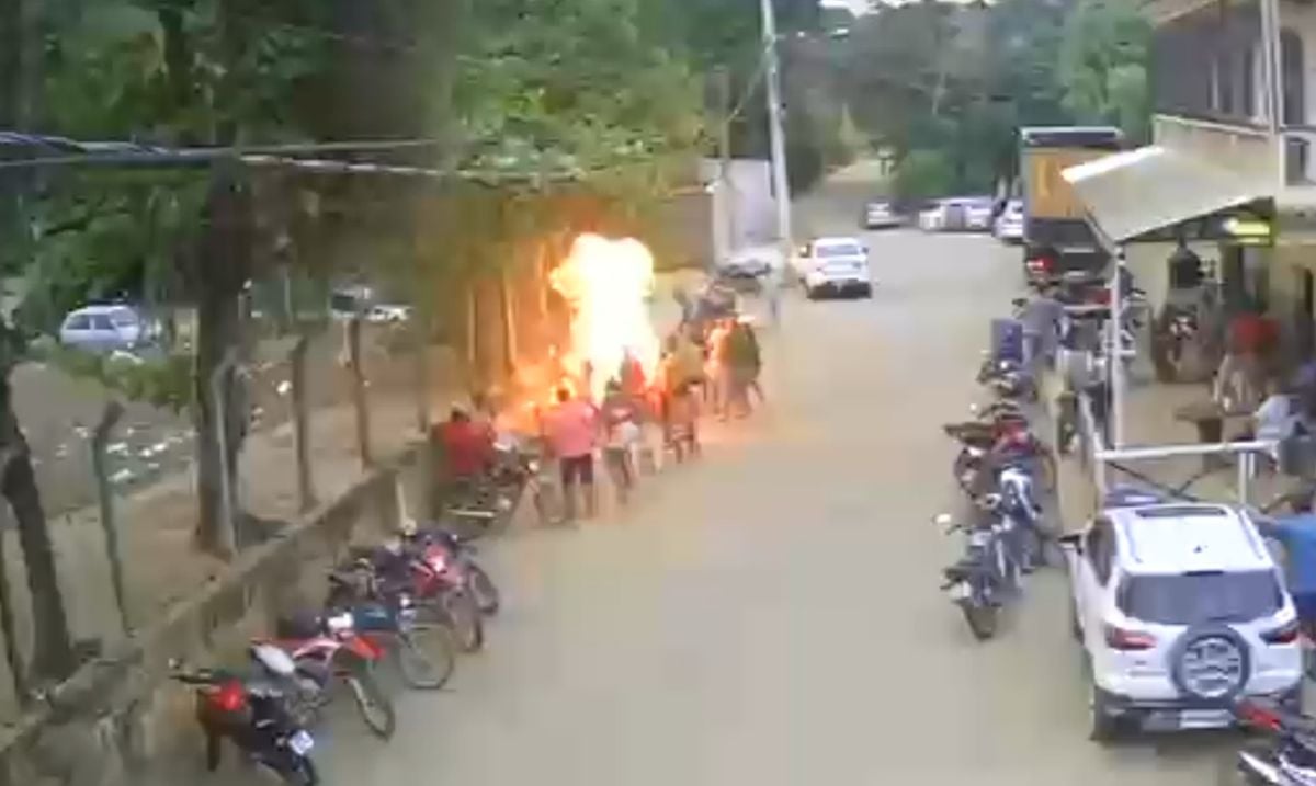 Explosão em churrasqueira no interior do Espírito Santo