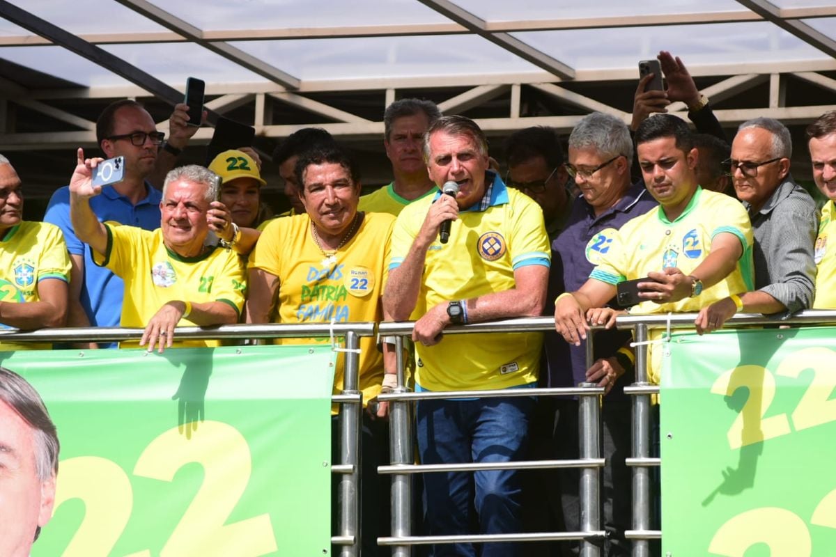 O ex-presidente Jair Bolsonaro visita o Espírito Santo em apoio aos candidatos do PL nas Eleições 2024