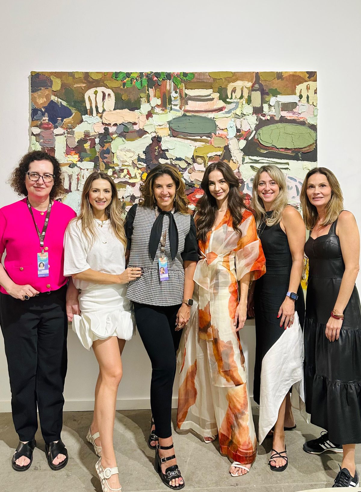 Sandra Matias, Itala Monti, Lara Brotas, Solana Marianelli, Carol Sa Cavalcanti e Priscila Schwab 