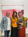 Eduardo, Lara Brotas e Margareth Dalcolmo 