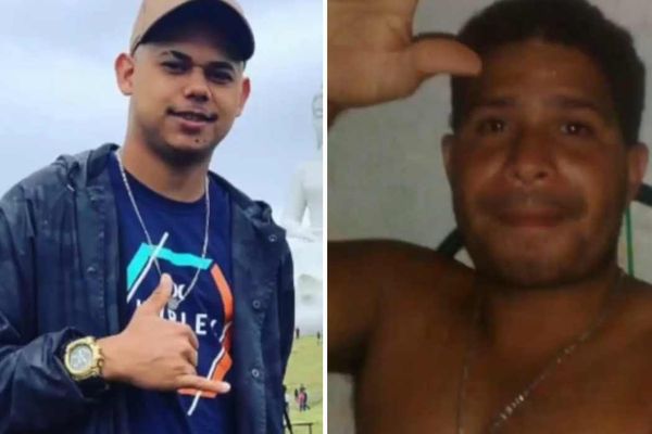 Filipe Ferreira e Leonardo Nunes estavam no ponto de ônibus quando foram atingidos pelo carro