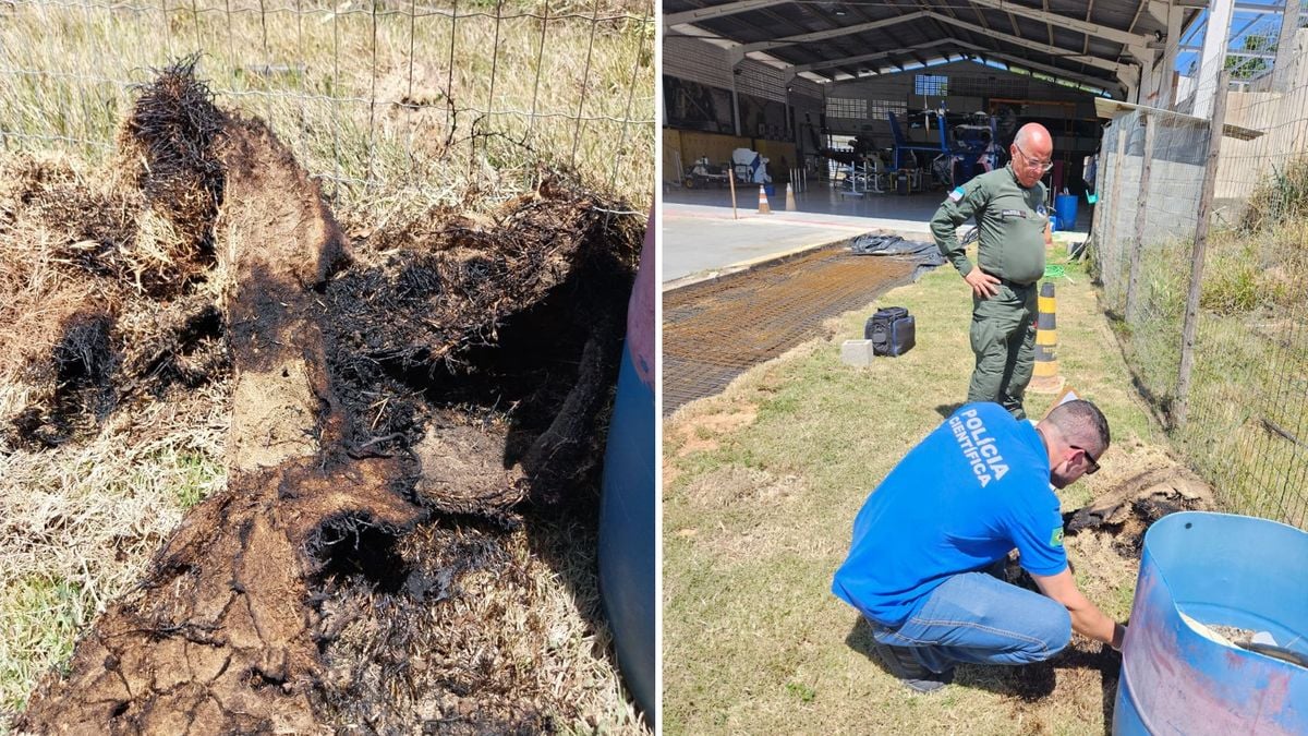 Suspeitos lançam artefato explosivo no hangar do Notaer durante enterro de adolescente morto em Vitória