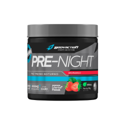 Pré Treino Noturono Pre-Night 200g Sabor Morango Bodyaction