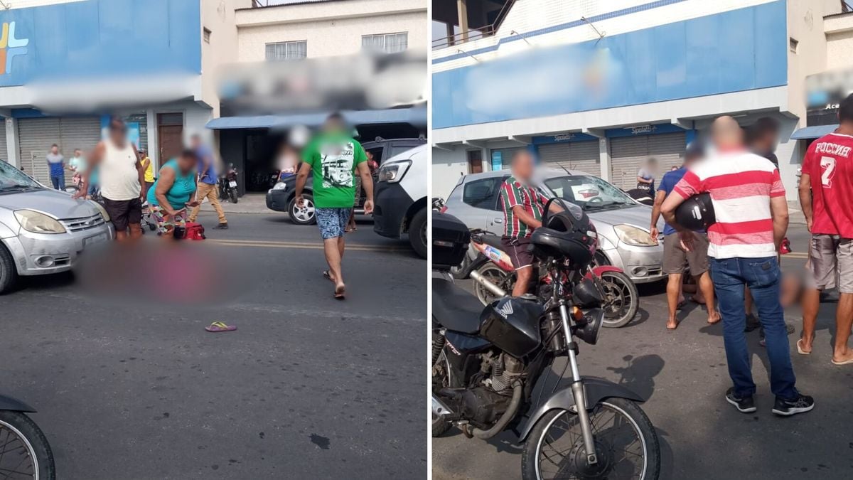 Carro atropela duas mulheres enquanto atravessavam rua em Marataízes