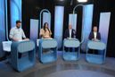 Candidatos à Prefeitura de Colatina nas Eleições 2024 durante debate na TV Gazeta(Carlos Alberto Silva)