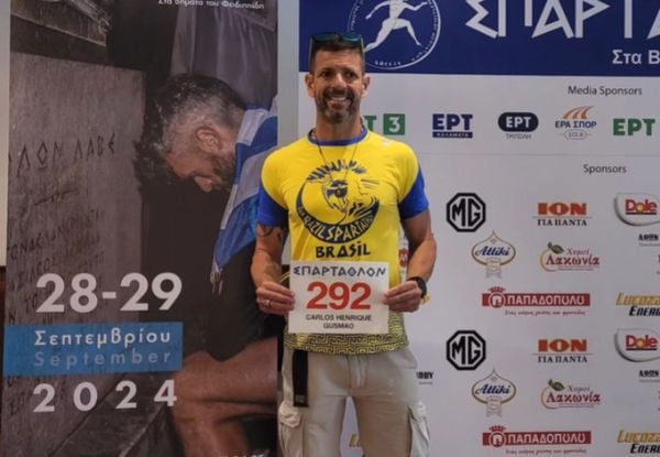 Carlos Gusmão antes do Spartathlon