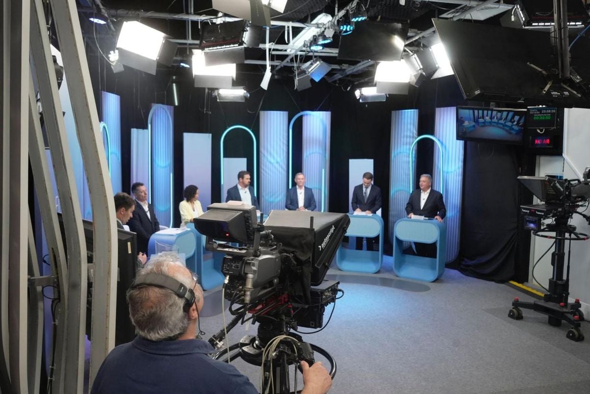 Debate da TV Gazeta entre candidatos à Prefeitura de Vitória