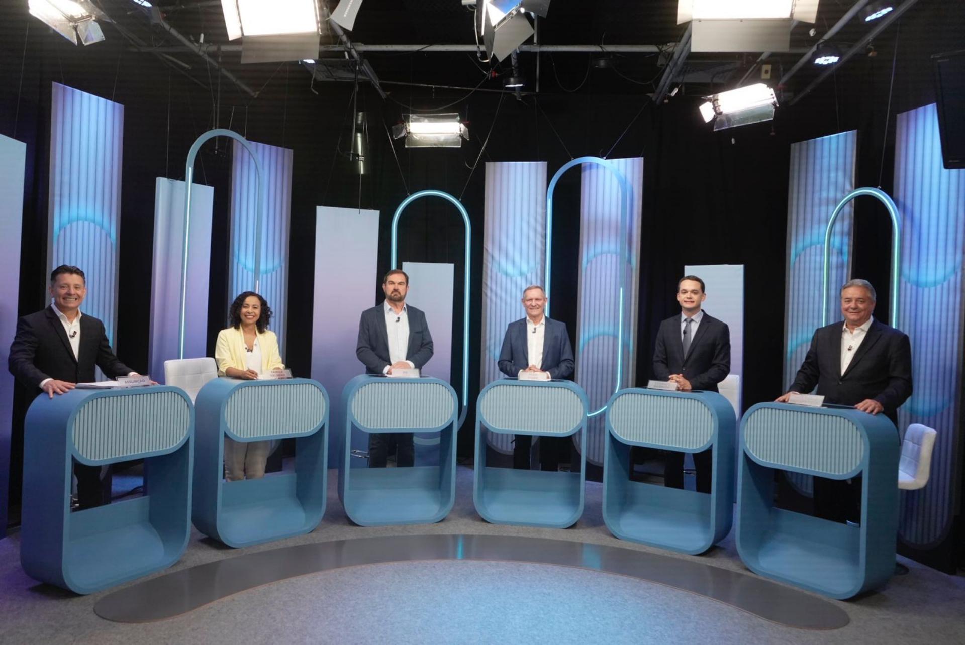 Debate da TV Gazeta entre candidatos à Prefeitura de Vitória e Colatina  