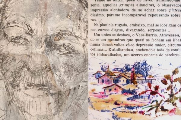 Ilustrações de Homero Massena fazem parte da nova exposição em Vila Velha