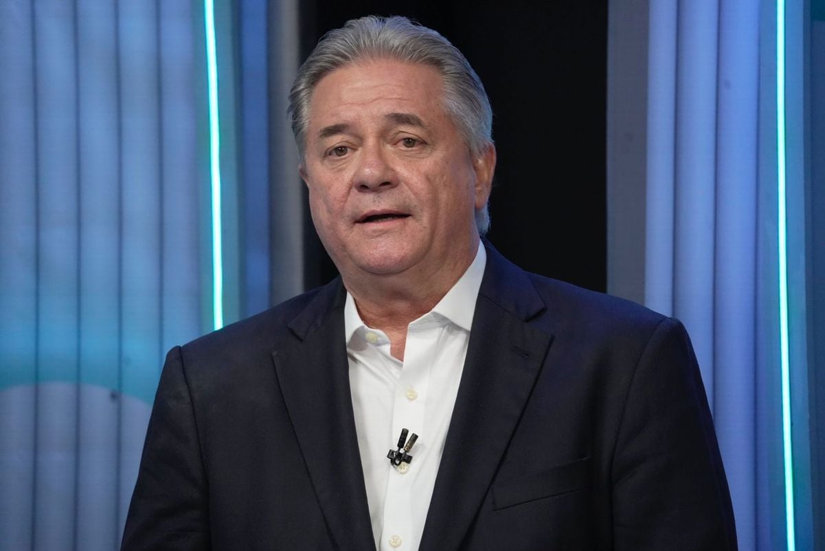 Luiz Paulo Vellozo Lucas, candidato à Prefeitura de Vitória nas Eleições 2024 durante debate na TV Gazeta