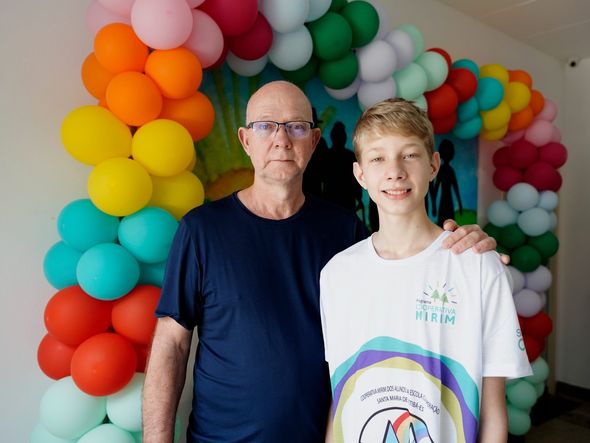 Arthur Fiorotti, vice-presidente da Cooper Jetibá, ao lado do pai Carlos Fiorotti por Fernando Madeira