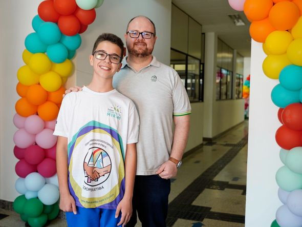 Gustavo Holz, presidente da Cooper Jetibá, ao lado do pai Fredy Holz por Fernando Madeira
