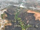 Área queimada em Colatina(Corpo de Bombeiros )