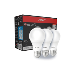 Kit com 3 lâmpadas Led Bivolt 15W 