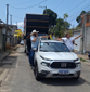 Pablo Muribeca (Republicanos) em seu último dia de campanha à Prefeitura da Serra(Assessoria Pablo Muribeca (Republicanos))