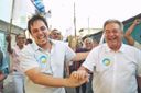 Luiz Paulo Vellozo Lucas (PSDB) em último dia de campanha à prefeitura de Vitória (Assessoria Luiz Paulo Vellozo Lucas (PSDB))