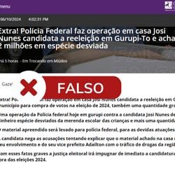 Site de notícias foi clonado para divulgar notícia falsa de candidata a reeleição no Tocantins