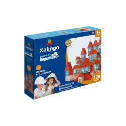 Brincando de Engenheiro 120 Peças Xalingo, Multicor