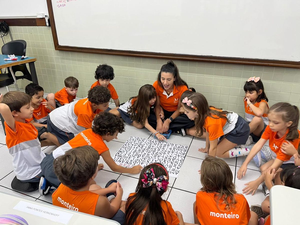 Alunos da Escola Monteiro