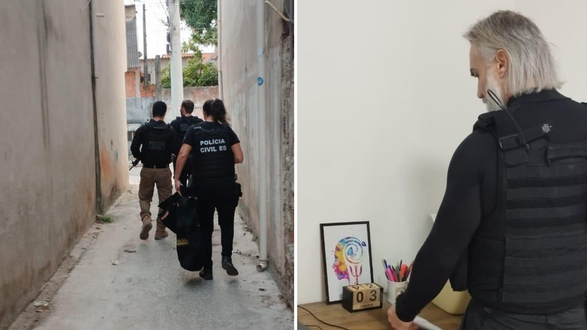 Sete mandados de busca e apreensão foram cumpridos em endereços de Vitória e Serra