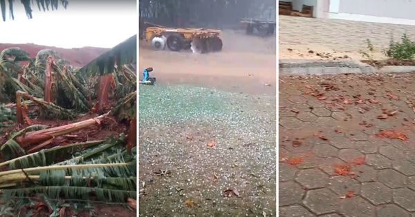 A chuva forte começou no final da tarde desta quarta-feira (9) e causou prejuízo a moradores e produtores rurais